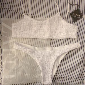 Zaful White Bikini